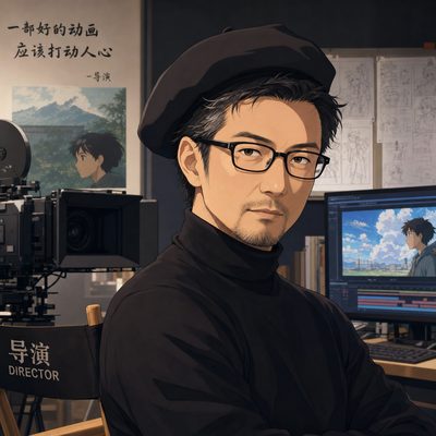 抖荫短视频动漫导演陈明远
